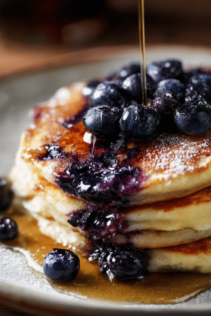 Gordon Ramsay’s Blueberry Ricotta Pancakes Recipe