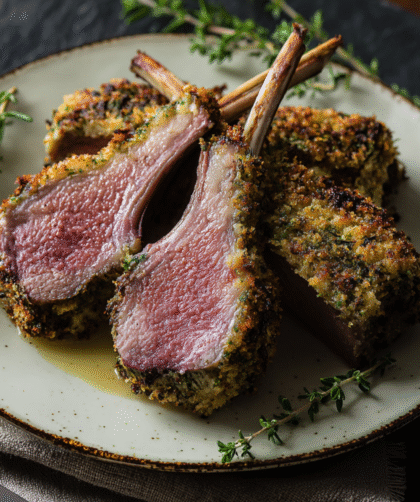 Gordon Ramsay Herb Crusted Lamb Rack Recipe