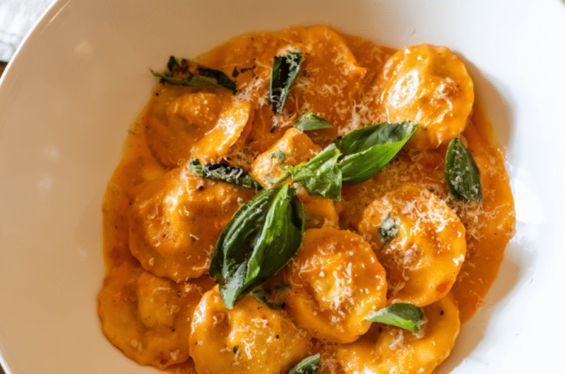 Gordon Ramsay Lobster Tortellini (w/ Vodka Sauce) Recipe