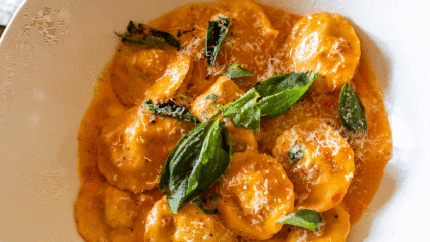 Gordon Ramsay Lobster Tortellini (w/ Vodka Sauce) Recipe