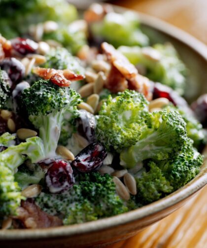 Gordon Ramsay Broccoli Salad with Bacon & Cranberries Recipe