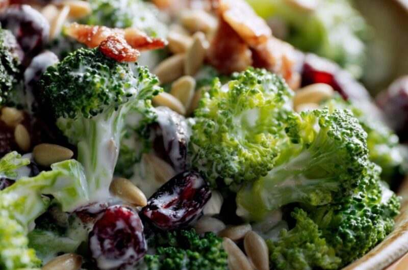 Gordon Ramsay Broccoli Salad with Bacon & Cranberries Recipe