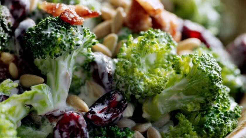 Gordon Ramsay Broccoli Salad with Bacon & Cranberries Recipe