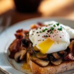Gordon Ramsay’s Poached Egg with Mushrooms & Bacon Recipe