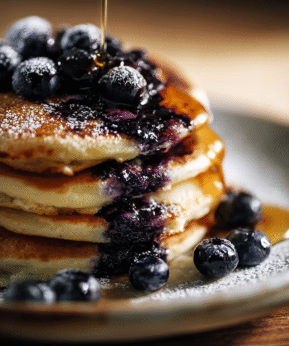 Gordon Ramsay’s Blueberry Ricotta Pancakes Recipe